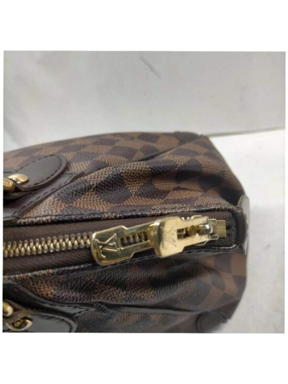 Authentic Louis Vuitton Verona PM Damier Ebene Shoulder Bag Brown LV Tote - Picture 8 of 16